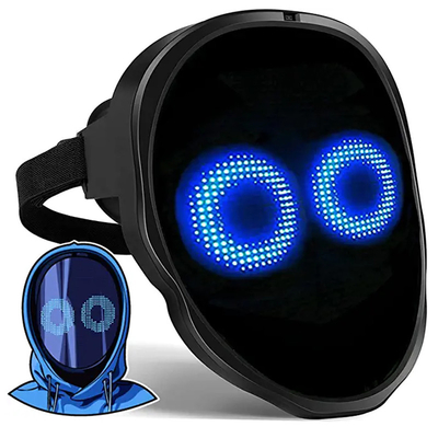 Έλεγχος μασκών DIY APP των οδηγήσεων Bluetooth προσώπων συνήθειας για το κόμμα αποκριών Cosplay
