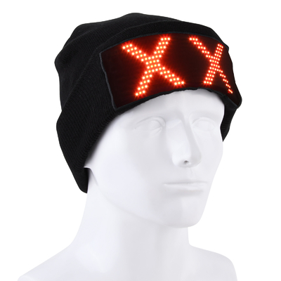 Φωτισμός Beanie ΚΑΠ Bluetooth APP καπέλων επίδειξης οδηγήσεων προγραμματίσημο