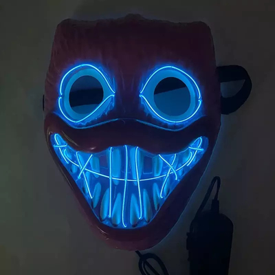 Φως του Bobby επάνω στο υλικό PVC μασκών προσώπου των οδηγήσεων αποκριών για το κόμμα Cosplay