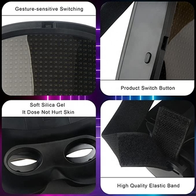 Έλεγχος μασκών DIY APP των οδηγήσεων Bluetooth προσώπων συνήθειας για το κόμμα αποκριών Cosplay